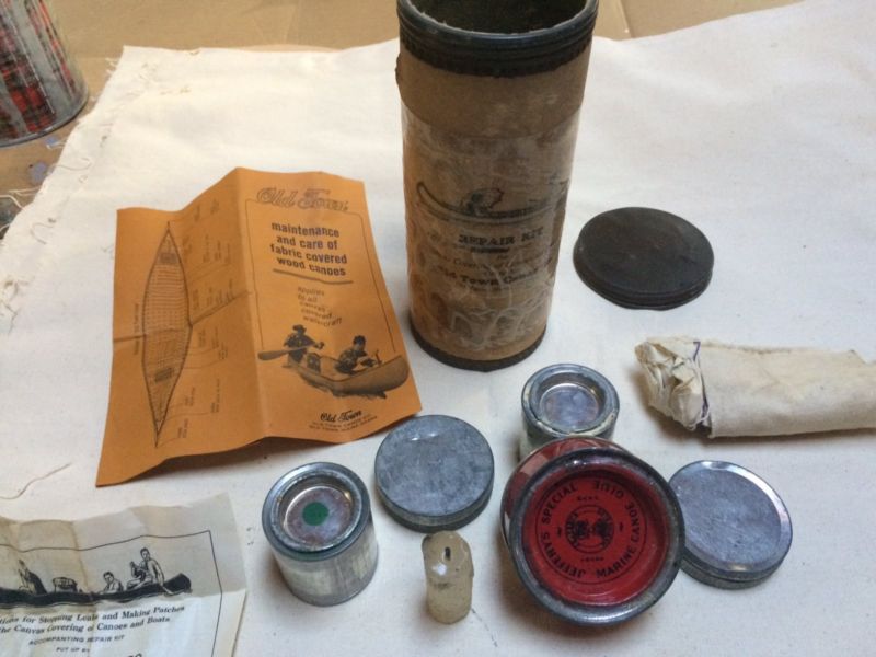 vintage old town canoe repair kit for sale from united states