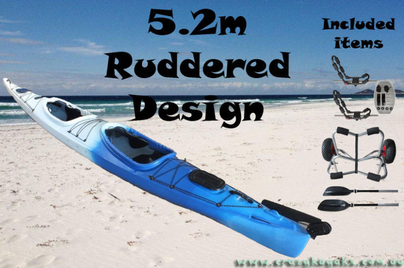 super fast double sit in touring expedition sea kayak