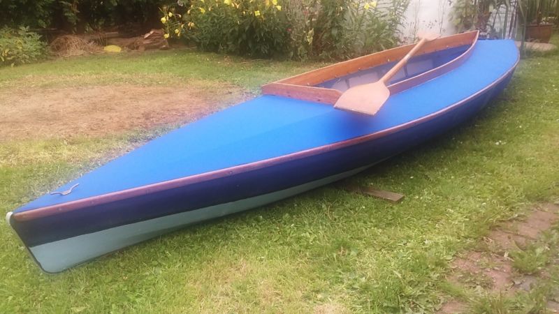 Two Man Canoe Lovingly Restored, 1960's Classic, Light Weight, Wood ...