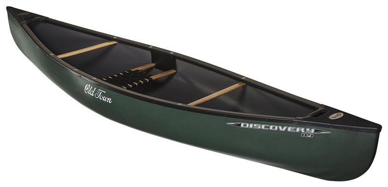 old town canoes & kayaks discovery 119 solo canoe, green