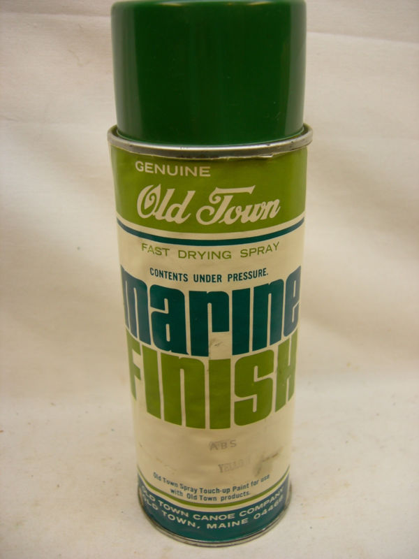 Original Vintage Old Town Canoe Marine Finish Spray Paint for sale from