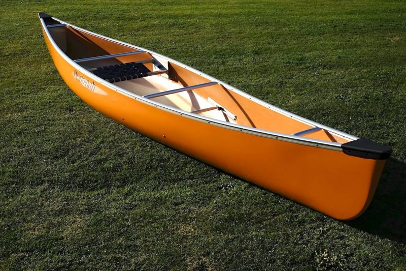 wenonah argosy solo canoe tuf-weave - bought in 2017 - a