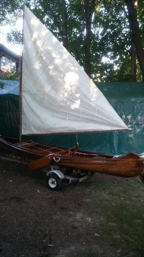 antique vintage 1923 old town 18' wood wooden sailing