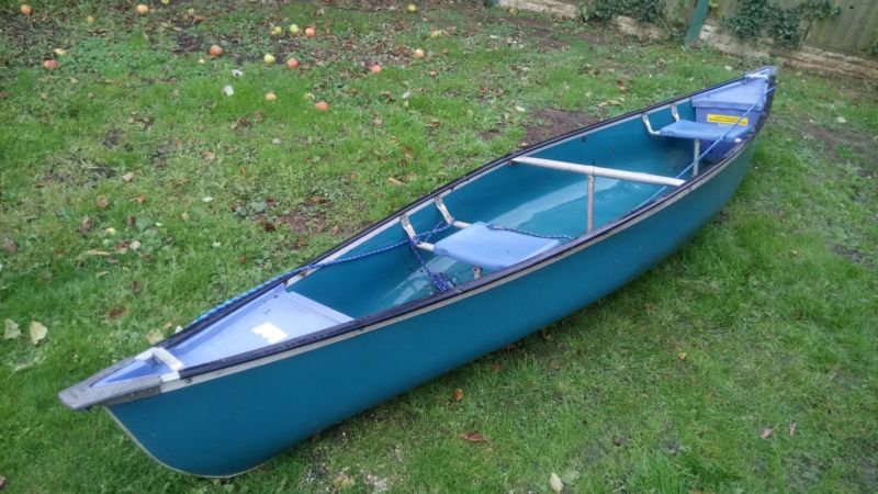 coleman ram-x 13 canadian canoe, 2 man. for sale from