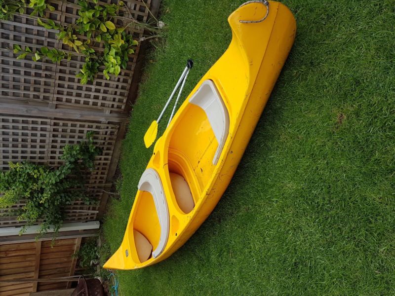 nylex pioneer 3.2m 2 man canadian canoe in very good