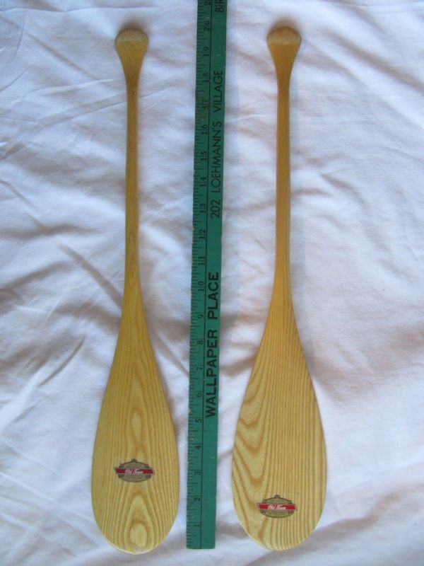 Old Town Canoe Co Pair Of Promotional Paddles Rare And Hard To Find