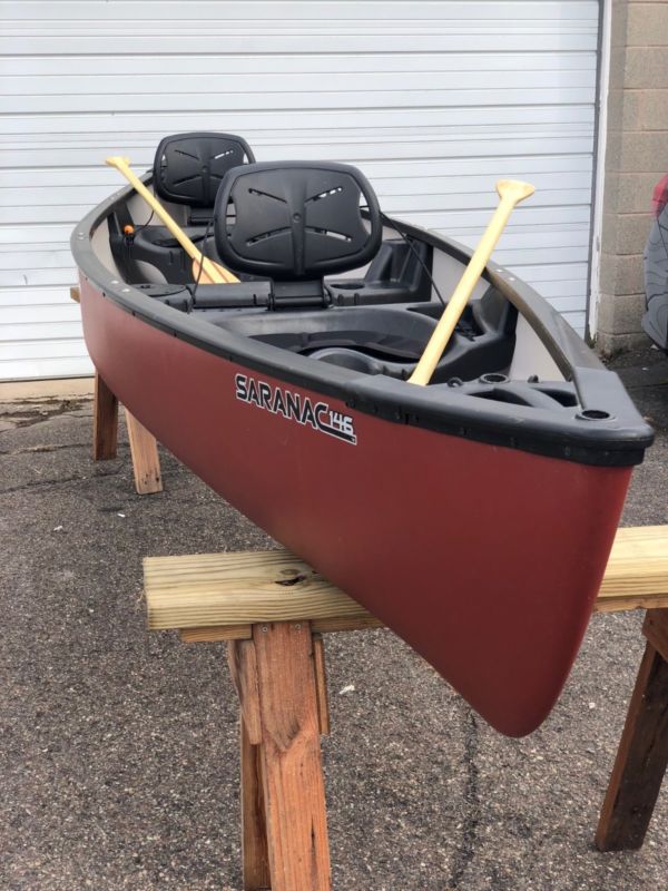 Canoe - Old Town Saranac 146 - With Paddles Used Twice for 