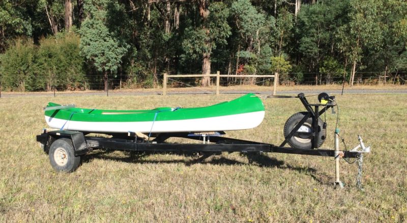 Canadian Canoe And Trailer for sale from Australia