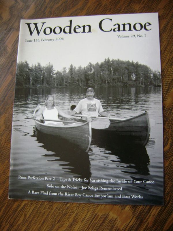 wooden canoe magazine february 2006 # 133 for sale from canada