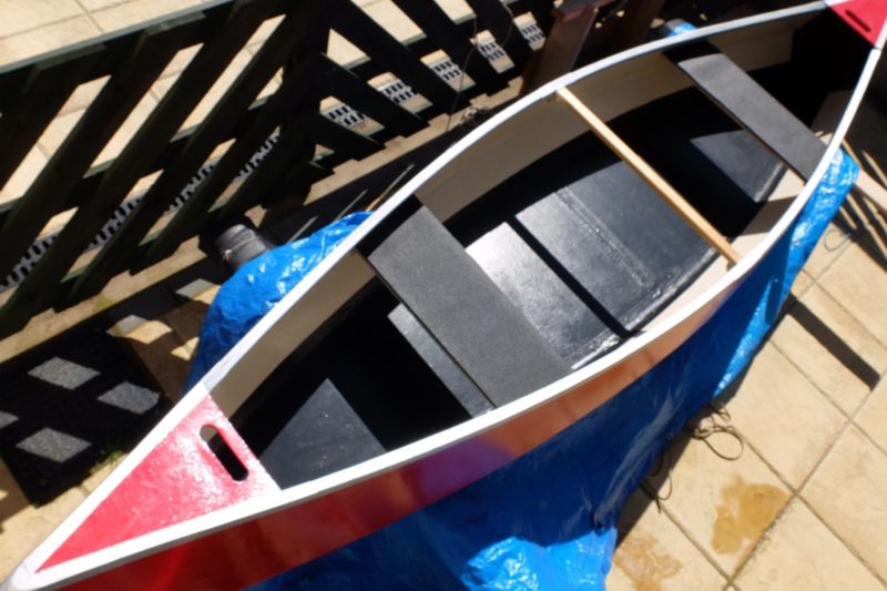 wooden canoe 2 seater 12' for sale from united kingdom