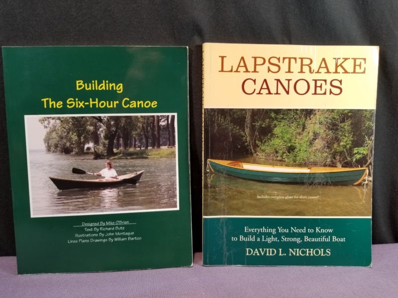 2 books boat building the six hour canoe m. o'brien