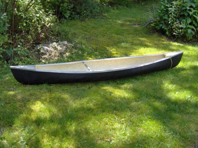 Mohawk Brand Vintage Fiberglass 11' Canoe- Single Paddler 
