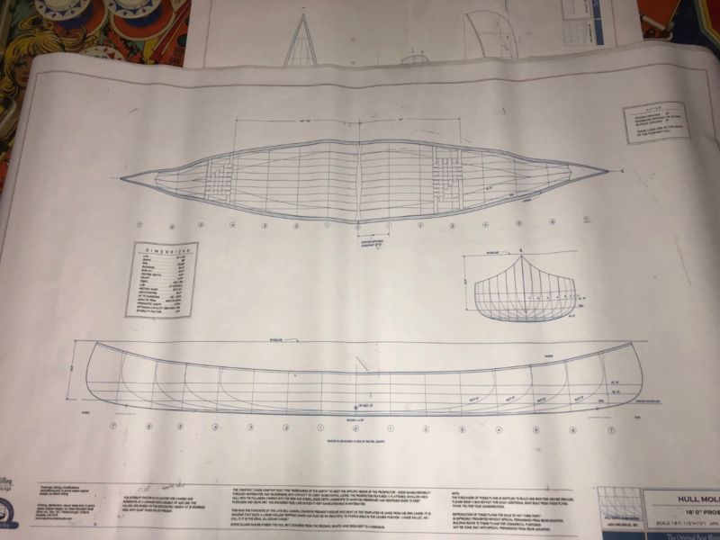 Cedar Strip Canoe Plans for sale from Canada