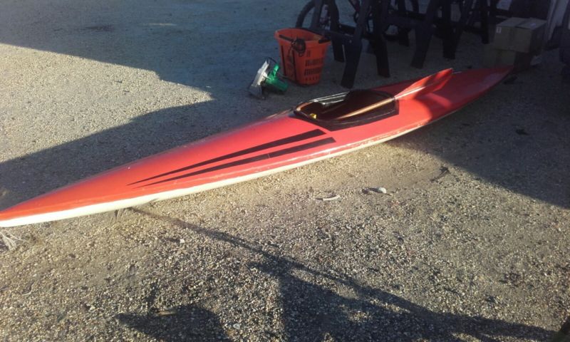 Canoe With Splash Guard And Paddle for sale from United Kingdom