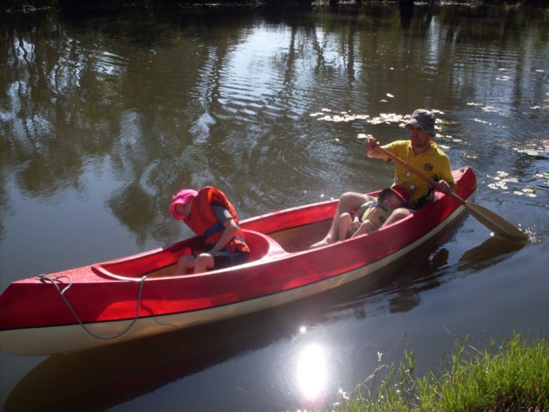 canadian touring fibreglass canoe 4m / 13ft for sale from