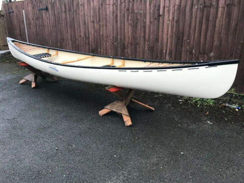 apache canadian canoe open boat in fibreglass for sale