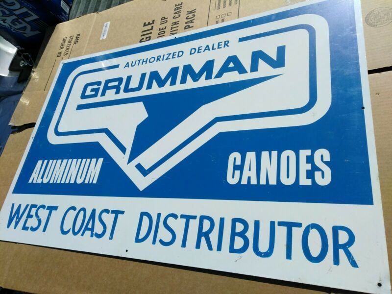 grumman canoe dealer sign new for sale from united states