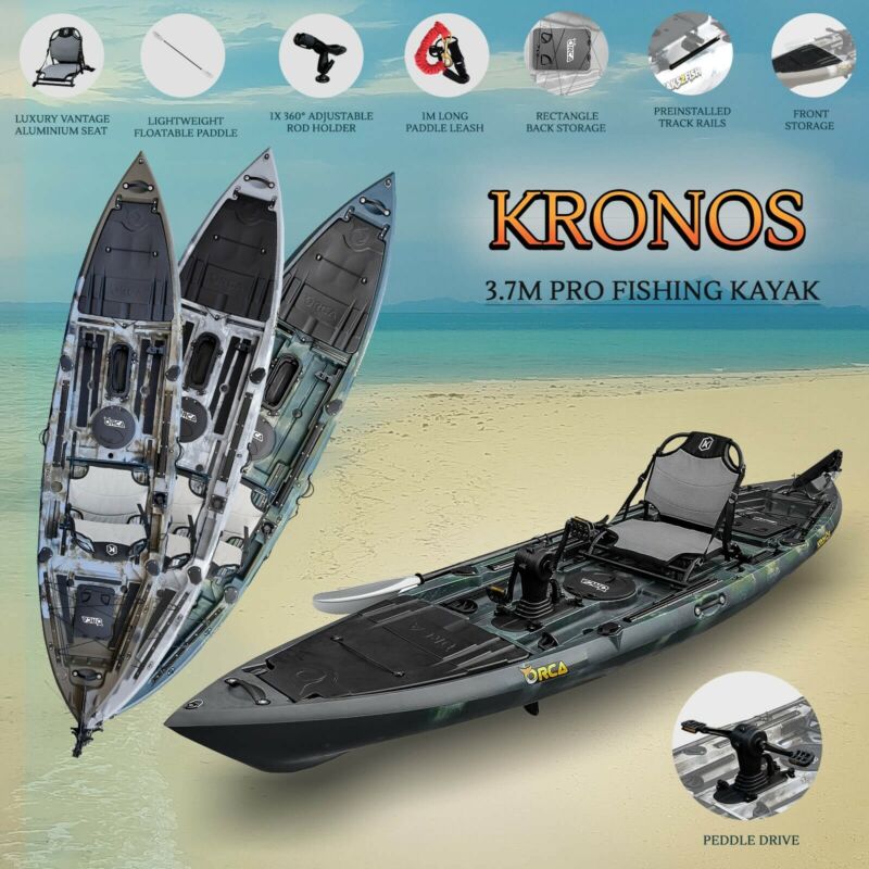 Kronos Foot Pedal Pro Fish Kayak Package - Amazon for sale from Australia