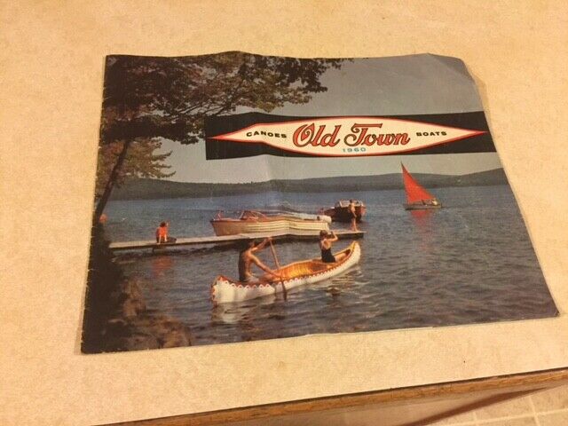 Vintage Old Town Canoe Company 1960 Brochure, Canoes, Kayaks, Acc ...