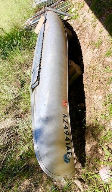 17 Foot Grumman Aluminum Canoe W/ Paddles for sale from 