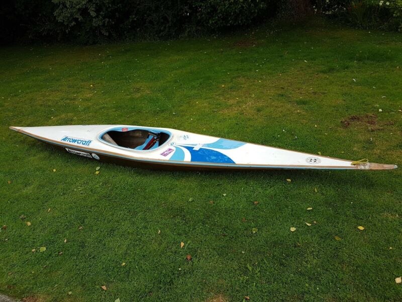 Arrowcraft Slalom Kayak/canoe, Carbon Kevlar Construction 4m Long Good ...