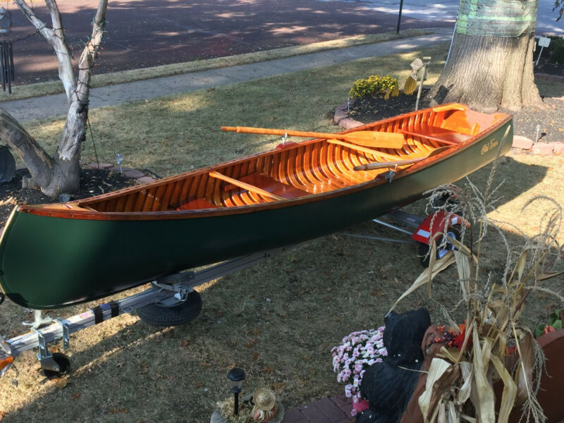 Old Town Wooden Canoe - Square Stern for sale from United ...