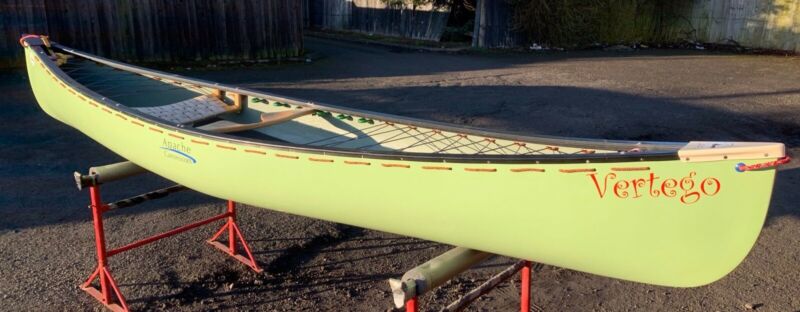 apache canadian canoe open boat in fibreglass for sale