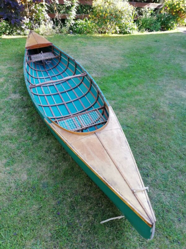 Canadian Canoe. Wood Framed. for sale from United Kingdom