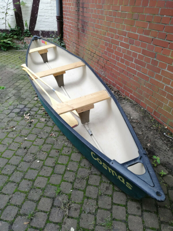 Pelican 3-er Kanadier Mit 2 Holzpaddeln for sale from Germany