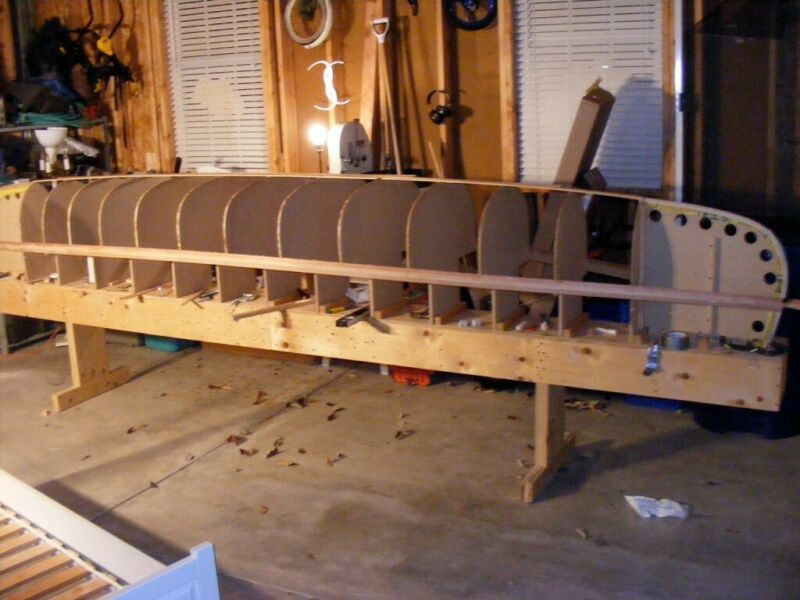 Cedar Strip Canoe Strongback With Mold Stations For Wood 
