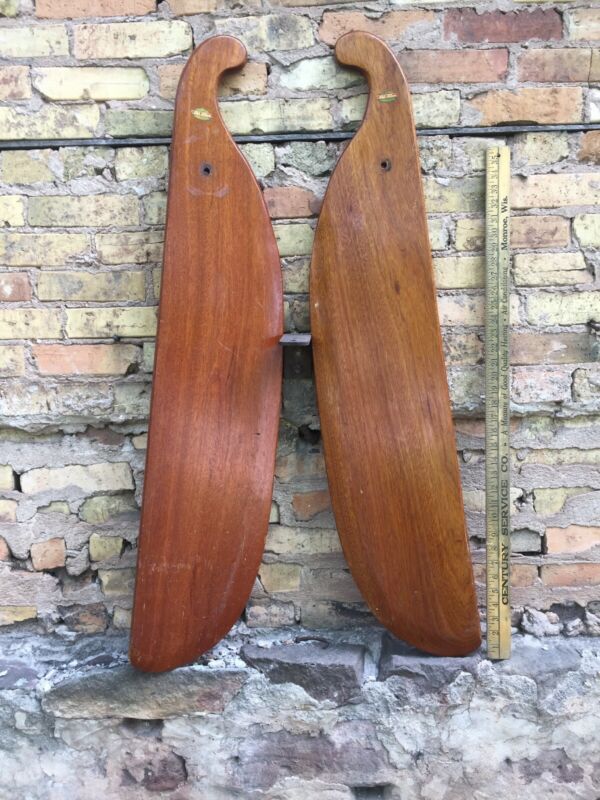 Vintage Mahogany Old Town Canoe Sailboat Wood Lee Boards Very Good ...