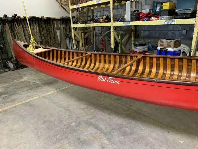 Old Town Wood And Canvas Canoe for sale from United States