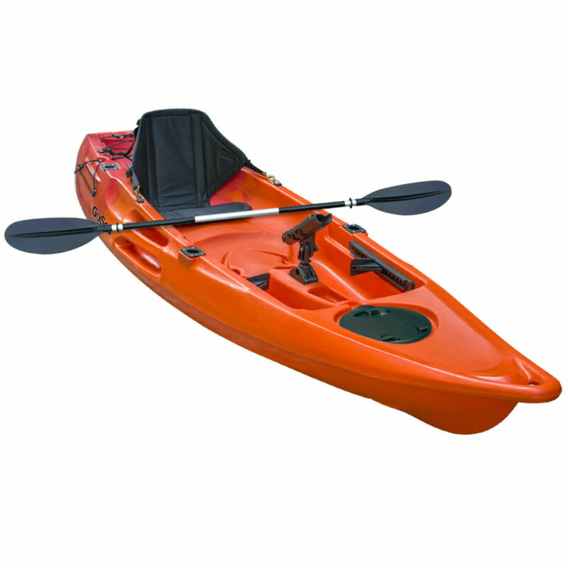 Gosea Glide Large Single Kayak + Paddle + Seat Adult + Child Sit On Top 