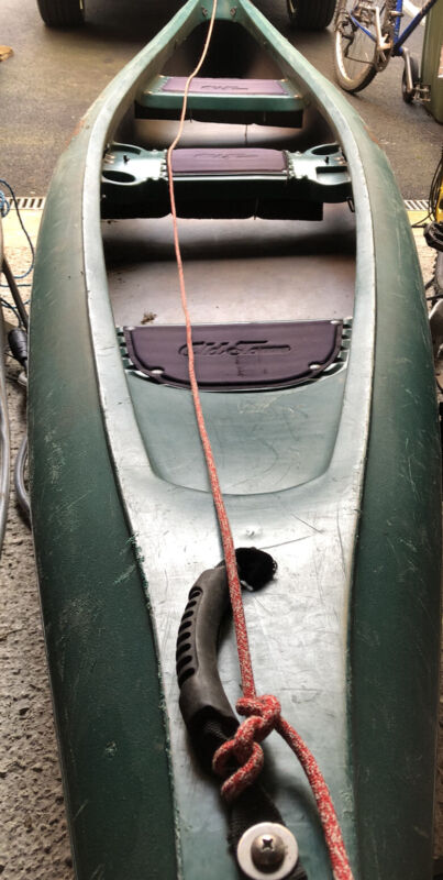 Old Town Ojibway Canoe With Bouyancy Aids And Paddles for sale from ...