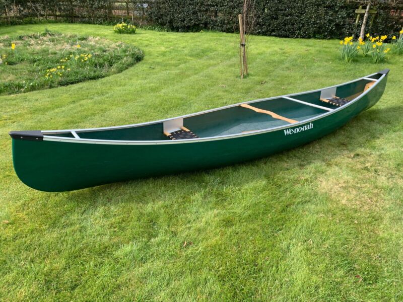 Wenonah Prospector 16' Canoe - Double, Tuf-Weave, Green for sale from ...