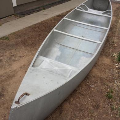 aluminum canoe