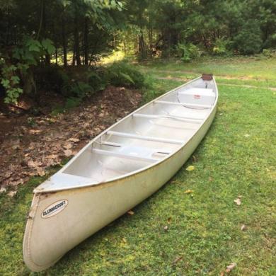 aluminum canoe