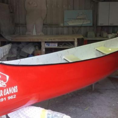 Fibreglass Canadian Style Canoe for sale from Australia
