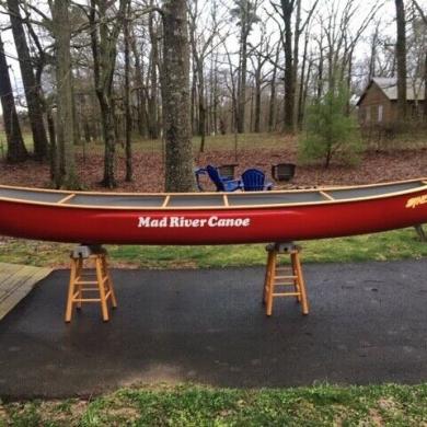 Mad River Synergy Tandem 15 Red Whitewater Canoe For Sale From United States