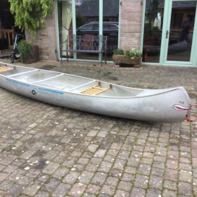 18ft Grumman Aluminium Open Canadian Canoe for sale from 