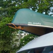 Coleman Explorer 166 3 Person Canadian Canoe With Paddles 