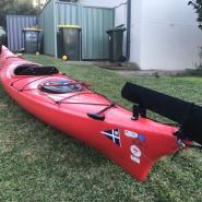 Old Town Nantucket Adventurer 139XL Sit Red Sea Touring Kayak Pro Glide ...