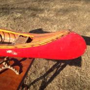5' salesman sample red canoe antique kennebec old town