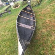 18’ Lincoln Fiberglass Canoe - Birch Paint Scheme 