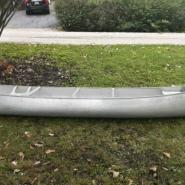 grumman canoe 15 foot aluminium wide body indestructible