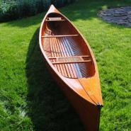 lakefield hiawatha 16 foot all cedar strip canoe built by